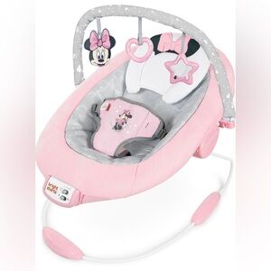 Bright Starts Minnie Mouse Rosy Skies Cradling Bounce VGUC